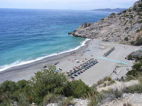 Paraíso nudista, Playa de Cantarriján, La Herradura, Granada